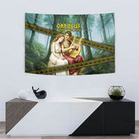 Orpheus And Eurydice Greek Mythology Lyre Tapestry Vintage Ancient Greek Meander Classical Statue