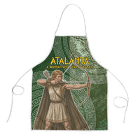Atalanta Greek Mythology Huntress Archer Apron Ancient Greek Meander Pattern