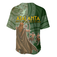 Atalanta Greek Mythology Huntress Archer Baseball Jersey Ancient Greek Meander Pattern