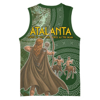 Atalanta Greek Mythology Huntress Archer Basketball Jersey Ancient Greek Meander Pattern