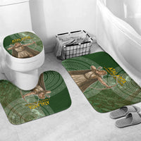 Atalanta Greek Mythology Huntress Archer Bathroom Set Ancient Greek Meander Pattern