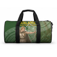 Atalanta Greek Mythology Huntress Archer Duffle Bag Ancient Greek Meander Pattern