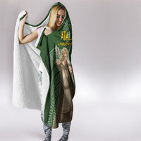 Atalanta Greek Mythology Huntress Archer Hooded Blanket Ancient Greek Meander Pattern