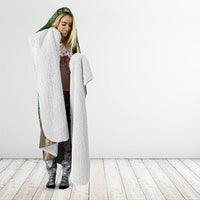 Atalanta Greek Mythology Huntress Archer Hooded Blanket Ancient Greek Meander Pattern