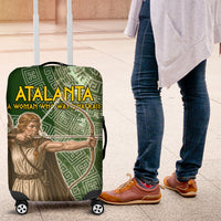 Atalanta Greek Mythology Huntress Archer Luggage Cover Ancient Greek Meander Pattern