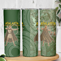 Atalanta Greek Mythology Huntress Archer Skinny Tumbler Ancient Greek Meander Pattern