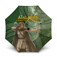 Atalanta Greek Mythology Huntress Archer Umbrella Ancient Greek Meander Pattern