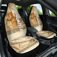Atalanta Greek Mythology Huntress Archer Car Seat Cover Ancient Greek Heroine Goddess Vintage Meander Artwork