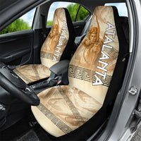 Atalanta Greek Mythology Huntress Archer Car Seat Cover Ancient Greek Heroine Goddess Vintage Meander Artwork