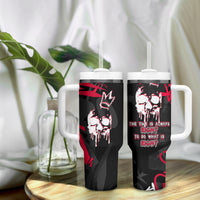 Skull Pattern Tumbler With Handle The Time Is Aways Right To Do What Is Right - Wonder Print Shop