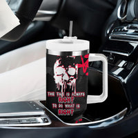 Skull Pattern Tumbler With Handle The Time Is Aways Right To Do What Is Right - Wonder Print Shop
