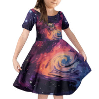 Skull Family Matching Mermaid Dress and Hawaiian Shirt I Need More Space Cosmic Style - Wonder Print Shop