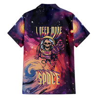 Skull Kid Hawaiian Shirt I Need More Space Cosmic Style - Wonder Print Shop