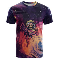 Skull T Shirt I Need More Space Cosmic Style - Wonder Print Shop