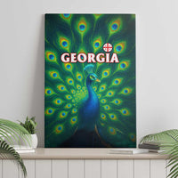 Georgia Peacock Canvas Wall Art with Slay in Silence Shine Like a Peacock Design - Wonder Print Shop