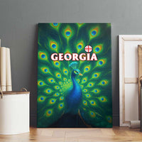 Georgia Peacock Canvas Wall Art with Slay in Silence Shine Like a Peacock Design - Wonder Print Shop