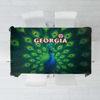 Georgia Peacock Tablecloth with Slay in Silence Shine Like a Peacock Design - Wonder Print Shop
