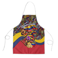 Venezuela Flag Day Patriotism Apron Heritage Flag Jaguar Traditional Instruments