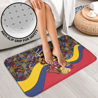 Venezuela Flag Day Patriotism Bathroom Set Heritage Flag Jaguar Traditional Instruments