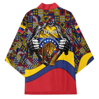 Venezuela Flag Day Patriotism Kimono Heritage Flag Jaguar Traditional Instruments