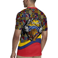 Venezuela Flag Day Patriotism Rugby Jersey Heritage Flag Jaguar Traditional Instruments