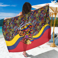 Venezuela Flag Day Patriotism Sarong Heritage Flag Jaguar Traditional Instruments
