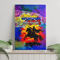 Simon Bolivar Venezuela Flag Day Canvas Wall Art Patriotism Precursor De La Independencia Vibrant Flag