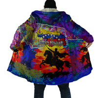 Simon Bolivar Venezuela Flag Day Cloak Patriotism Precursor De La Independencia Vibrant Flag