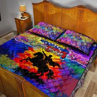 Simon Bolivar Venezuela Flag Day Quilt Bed Set Patriotism Precursor De La Independencia Vibrant Flag