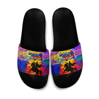 Simon Bolivar Venezuela Flag Day Slide Sandals Patriotism Precursor De La Independencia Vibrant Flag