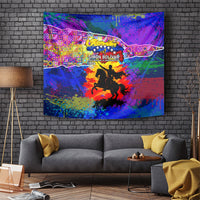 Simon Bolivar Venezuela Flag Day Tapestry Patriotism Precursor De La Independencia Vibrant Flag
