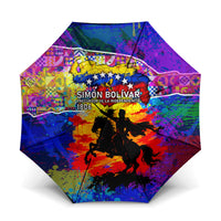 Simon Bolivar Venezuela Flag Day Umbrella Patriotism Precursor De La Independencia Vibrant Flag