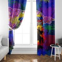 Simon Bolivar Venezuela Flag Day Window Curtain Patriotism Precursor De La Independencia Vibrant Flag