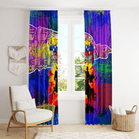 Simon Bolivar Venezuela Flag Day Window Curtain Patriotism Precursor De La Independencia Vibrant Flag