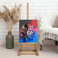 South Korea Flag Day Canvas Wall Art National Pride - Traditional Warrior - Modern History