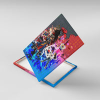South Korea Flag Day Canvas Wall Art National Pride - Traditional Warrior - Modern History