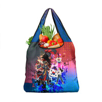 South Korea Flag Day Grocery Bag National Pride - Traditional Warrior - Modern History