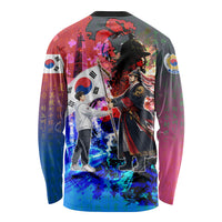 South Korea Flag Day Long Sleeve Shirt National Pride - Traditional Warrior - Modern History