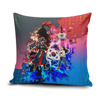 South Korea Flag Day Pillow Cover National Pride - Traditional Warrior - Modern History