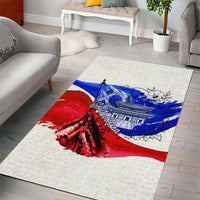 South Korea Flag Day Area Rug Patriotic Cultural Landmarks Map