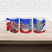 South Korea Flag Day Ceramic Mug Patriotic Cultural Landmarks Map