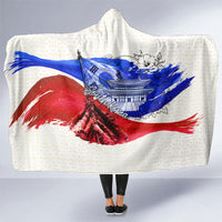 South Korea Flag Day Hooded Blanket Patriotic Cultural Landmarks Map