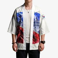 South Korea Flag Day Kimono Patriotic Cultural Landmarks Map