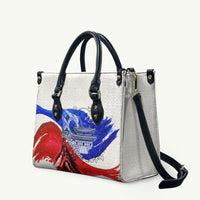 South Korea Flag Day Leather Bag Patriotic Cultural Landmarks Map
