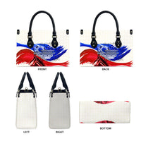 South Korea Flag Day Leather Bag Patriotic Cultural Landmarks Map