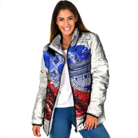 South Korea Flag Day Padded Jacket Patriotic Cultural Landmarks Map