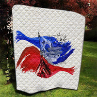 South Korea Flag Day Quilt Patriotic Cultural Landmarks Map
