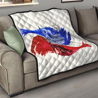 South Korea Flag Day Quilt Patriotic Cultural Landmarks Map