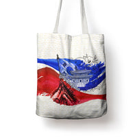 South Korea Flag Day Tote Bag Patriotic Cultural Landmarks Map