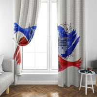 South Korea Flag Day Window Curtain Patriotic Cultural Landmarks Map